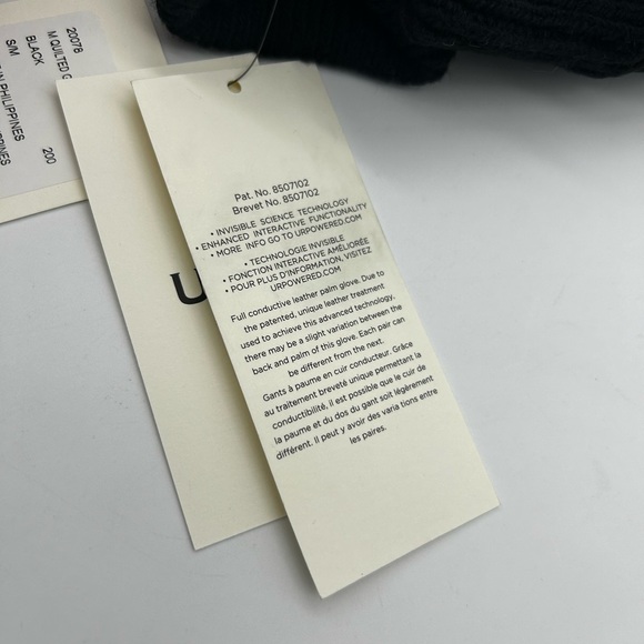 UGG All Weather Quilted Gloves With Knit Cuff Black Sz S/M NWT $95 - Picture 5 of 9